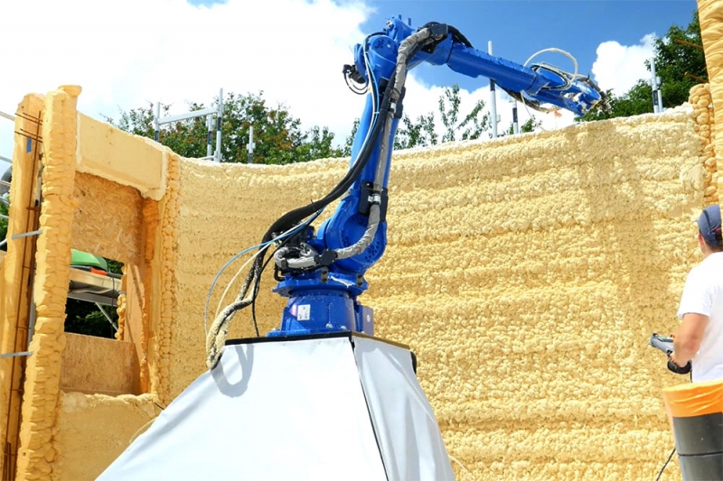 Maison imprimée en 3D avec le procédé robotisé BatiPrint3D™ Maison imprimée en 3D avec le procédé robotisé BatiPrint3D™