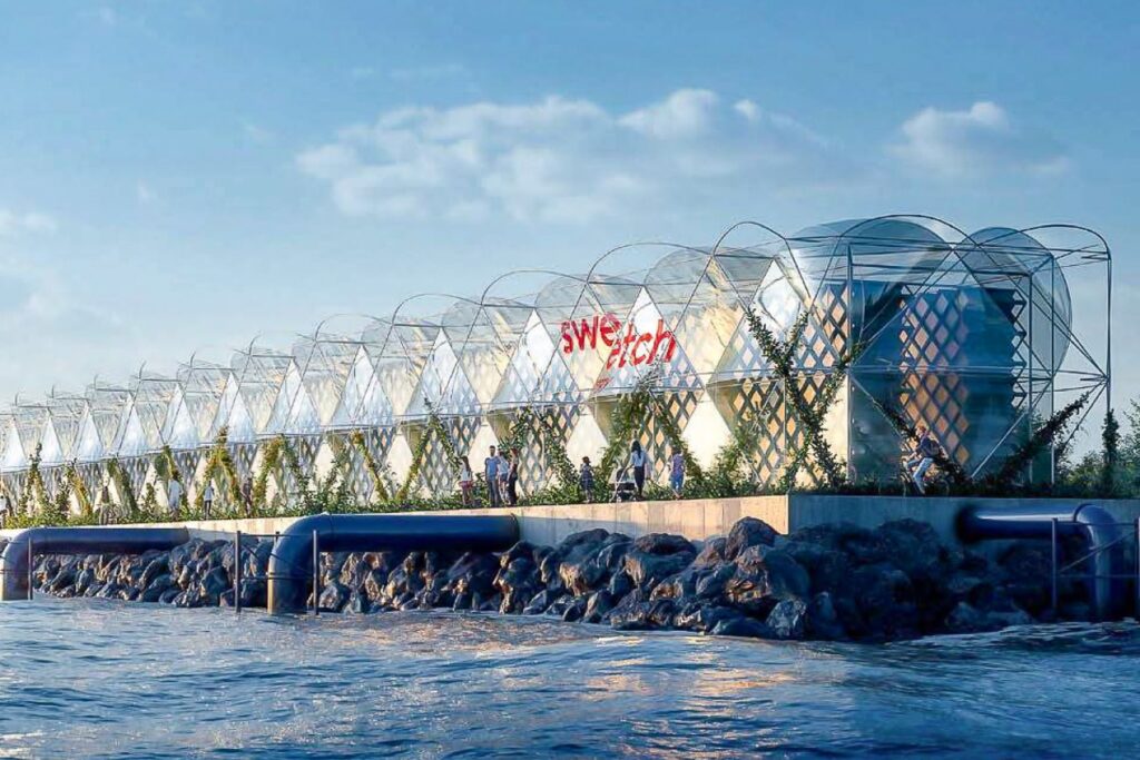 Centrale osmotique produire de l’électricité avec la différence de salinité entre eau douce et eau de mer Centrale osmotique produire de l’électricité avec la différence de salinité entre eau douce et eau de mer